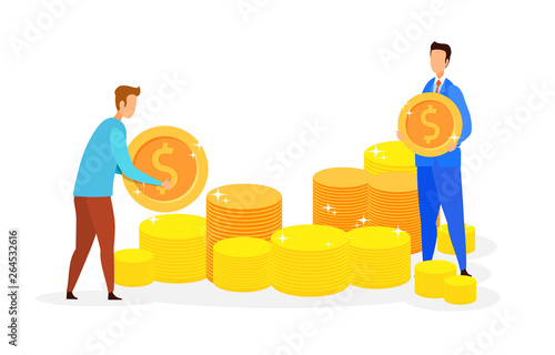 Payday, Banking Service Flat Vector Illustration