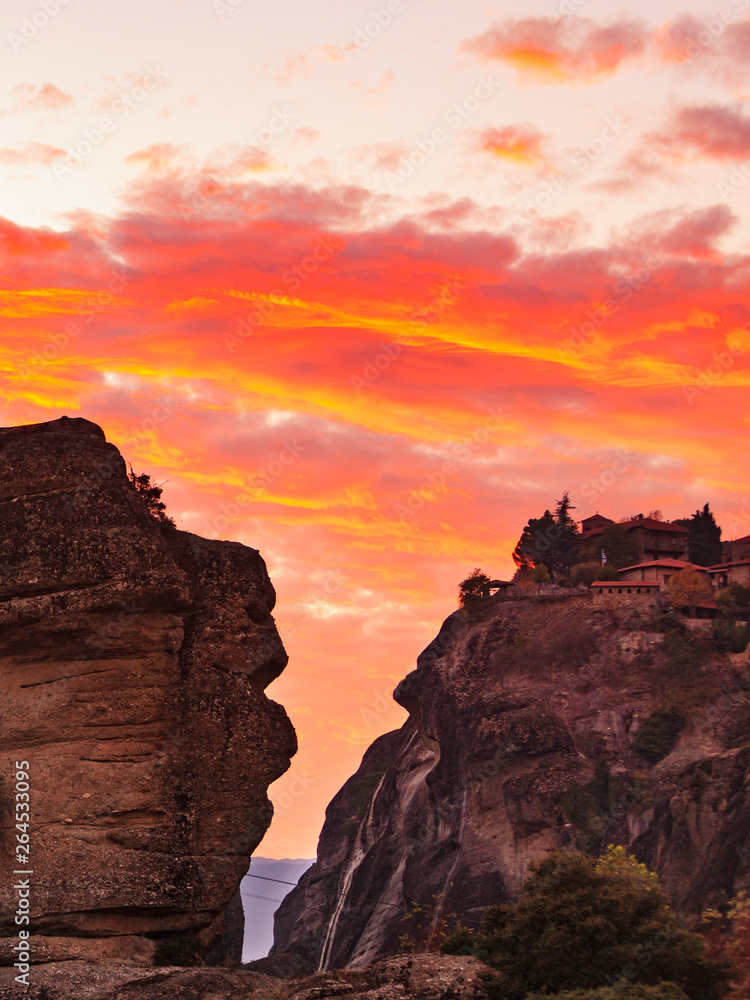 Monastery in Meteora, Greece