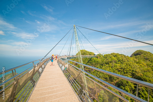 Photos Sky Bridge in Langkawi Island in Malaysia.