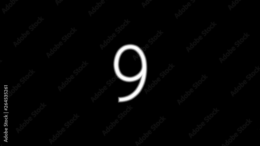 Digital timer counter (full HD 1920x1080). Digital timer counter (full HD 1920x1080).