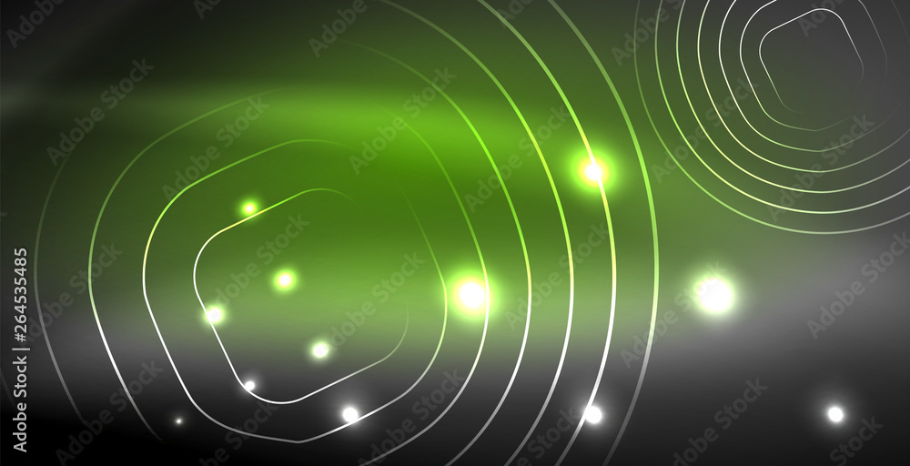 Glowing shiny neon colors with abstract lines, modern background Glowing shiny neon colors with abstract lines, modern background