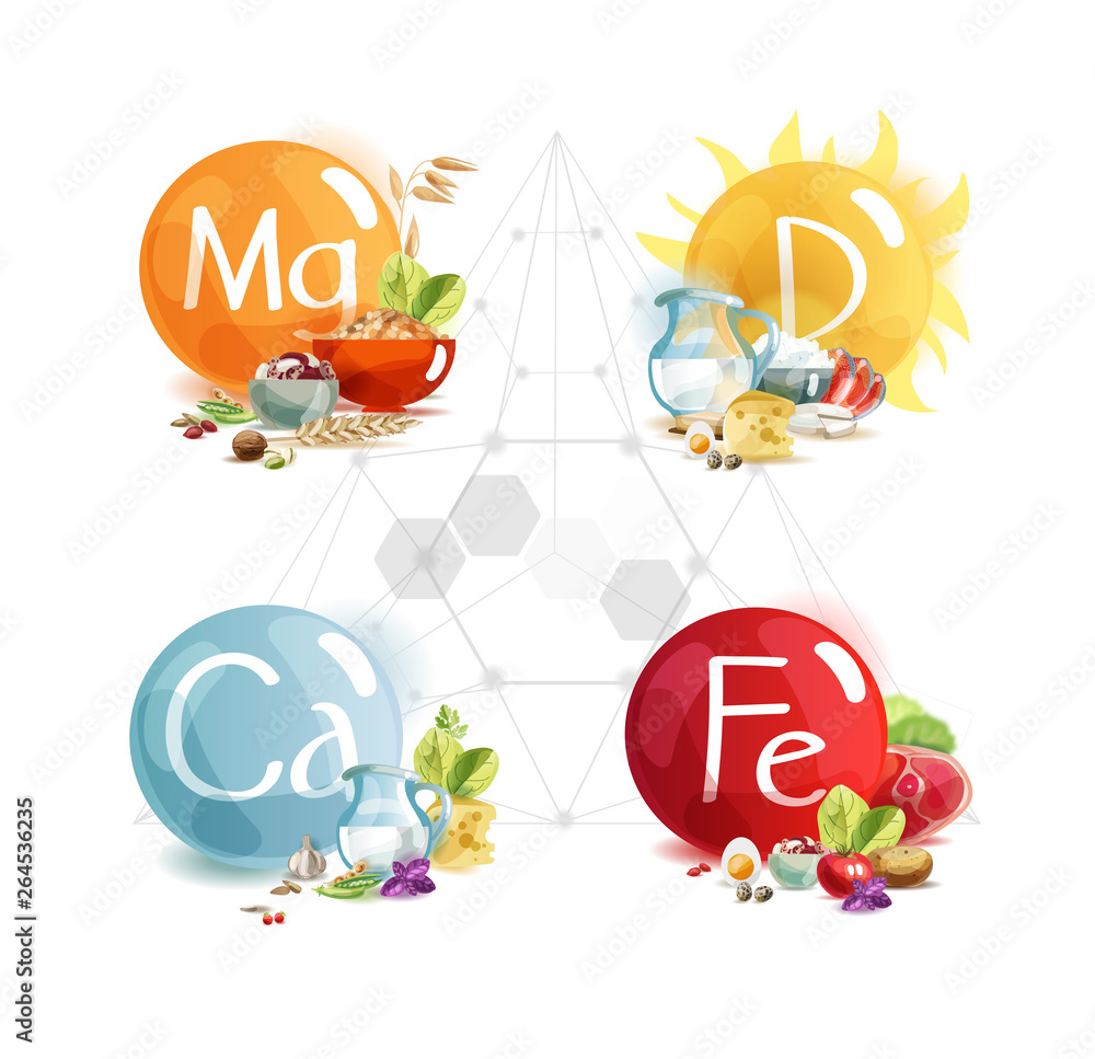 Trace elements for human health: magnesium, potassium, calcium, vitamin D. Trace elements for human health: magnesium, potassium, calcium, vitamin D.