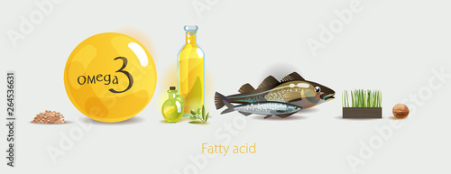 Omega 3. Basics of healthy nutrition.