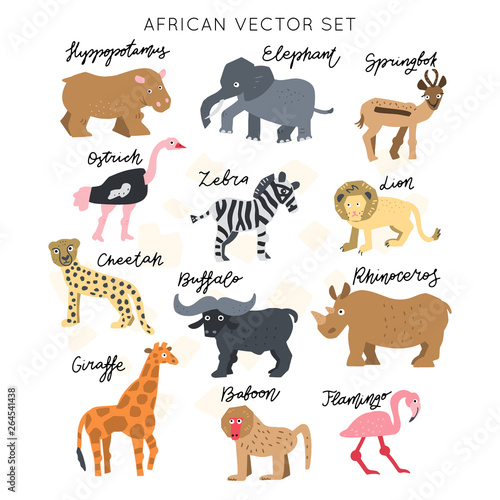 Africa Animals Vector