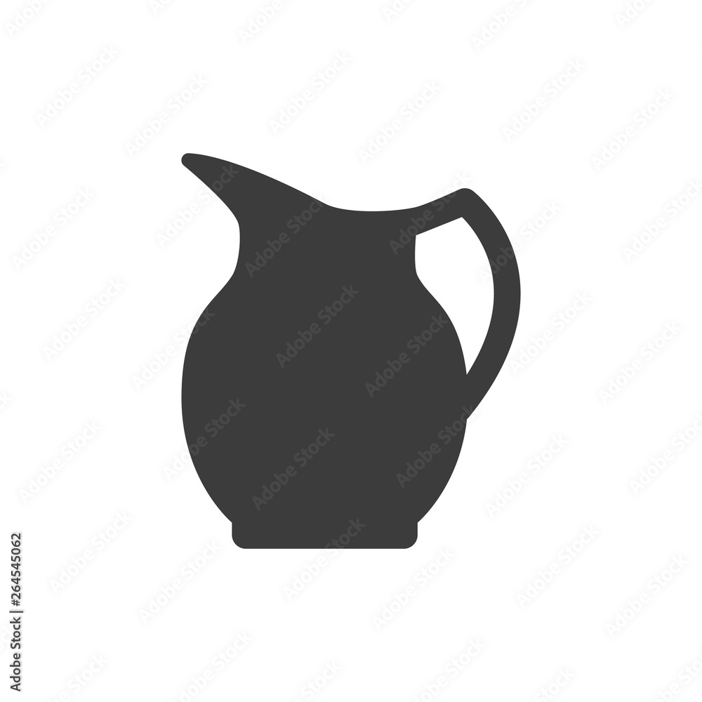 Pitcher icon on white background.