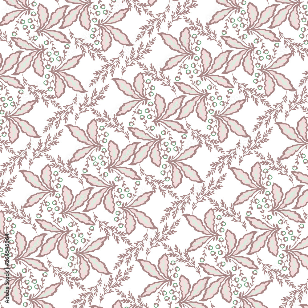 Fototapeta premium illustration of a beautiful floral bouquet. watercolor floral pattern, 