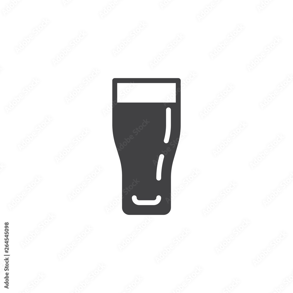 Glass of beer vector icon. filled flat sign for mobile concept and web design. Alcohol drink glass glyph icon. Symbol, logo illustration. Pixel perfect vector graphics Glass of beer vector icon. filled flat sign for mobile concept and web design. Alcohol drink glass glyph icon. Symbol, logo illustration. Pixel perfect vector graphics