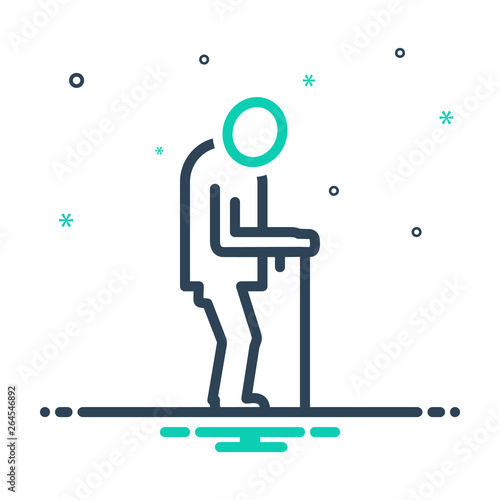 Mix line icon for outlast survive 