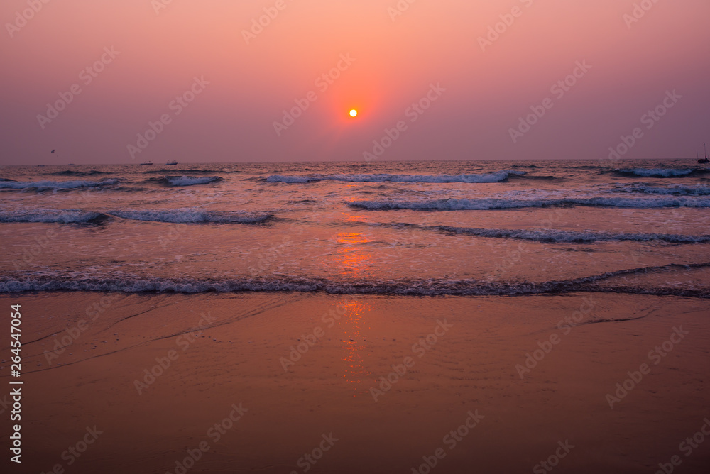 Fototapeta premium sunset at the beach