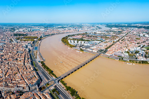 Photos Bordeaux aerial panoramic view, France