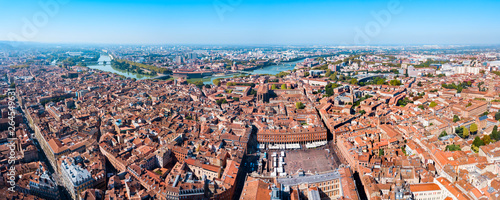Toulouse aerial panoramic view, France © saiko3p