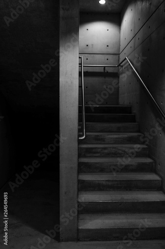 Staircase in Black and White