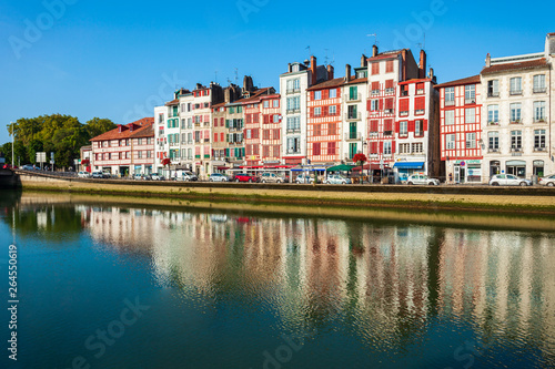 Colorful houses in Bayonne, France © saiko3p