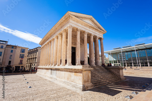 Εκτύπωση καμβά Maison Carree roman temple, Nimes