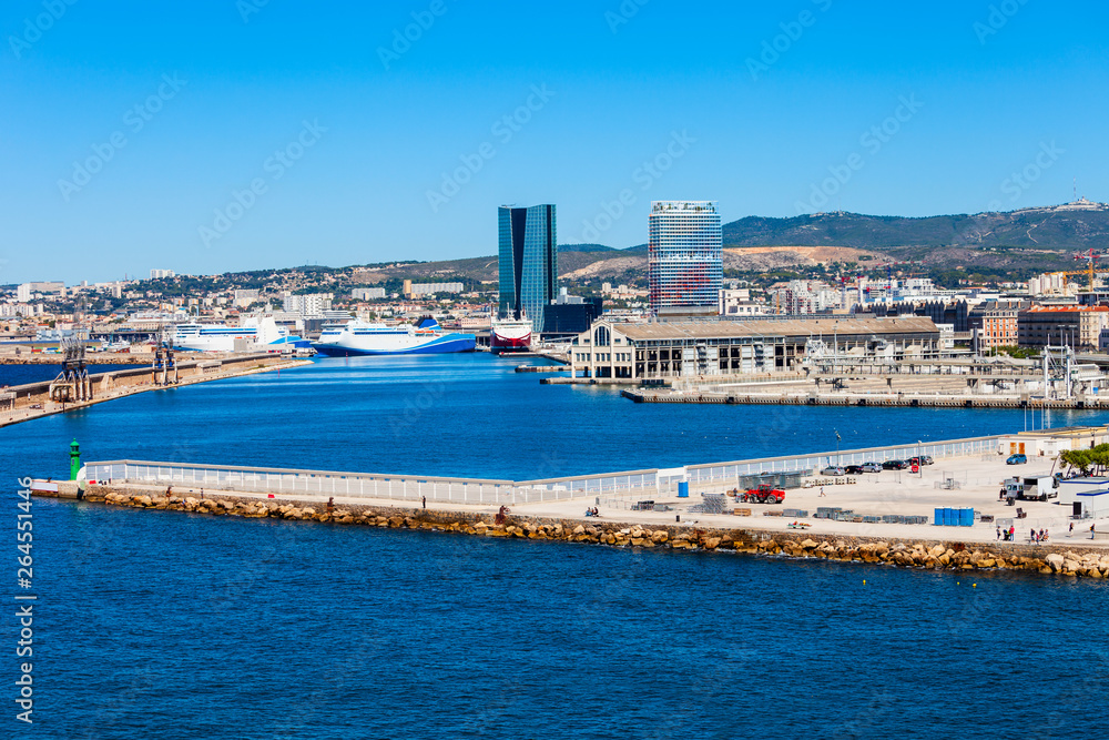 Old Port in Marseille, France