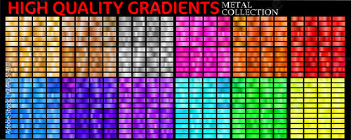 Set of colorful gradients