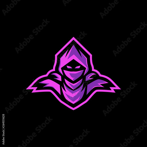 phantom esports logo design vector 
