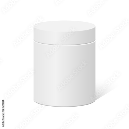 Plastic round container box