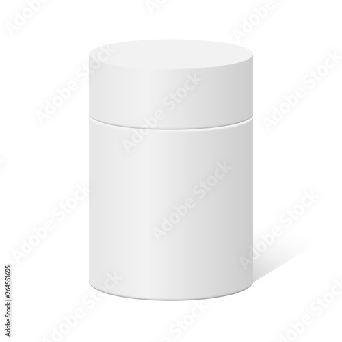 Plastic round container box