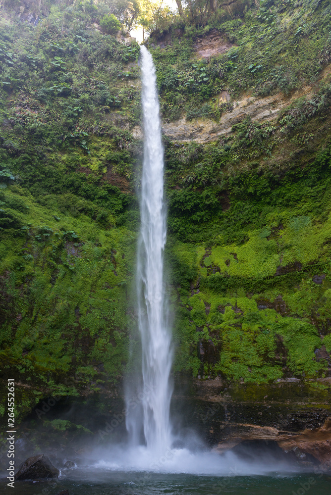 Obraz premium Salto El Claro waterfall, Pucon, Chile
