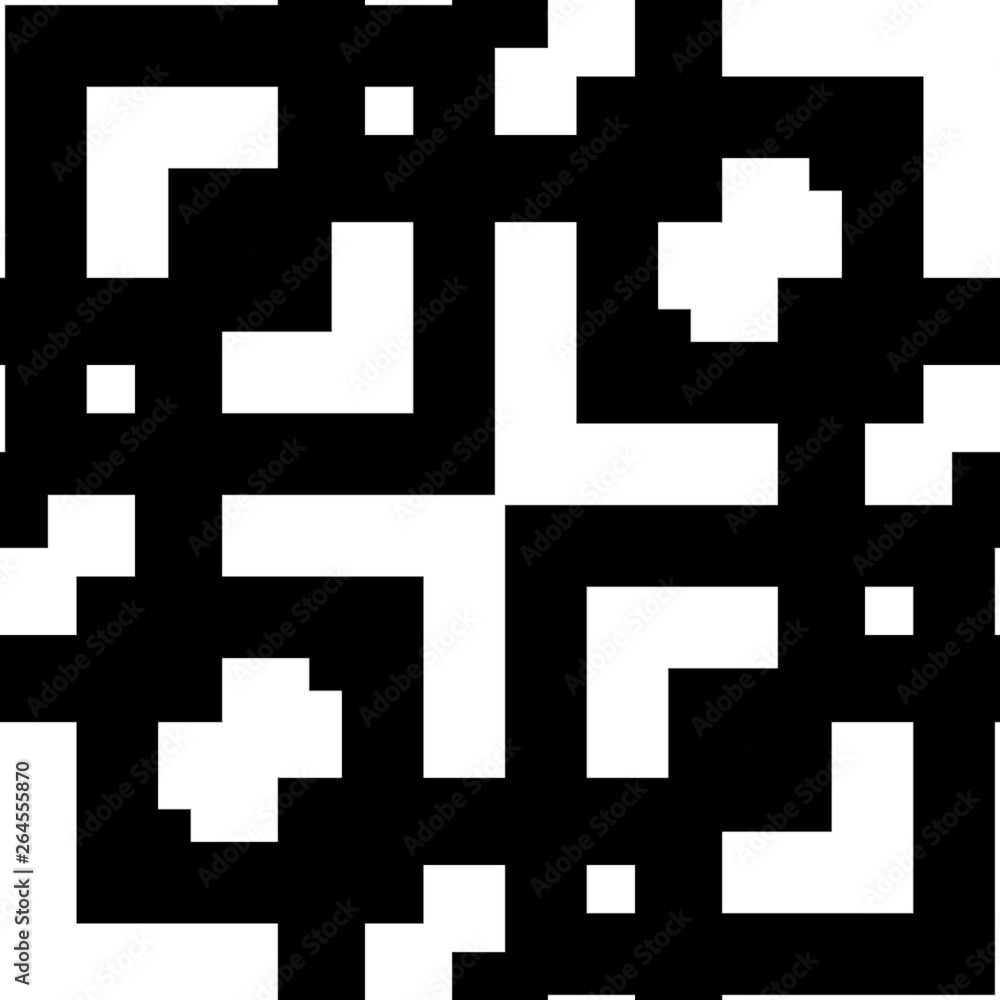 Seamless geometric monochrome tiling pattern. White and black texture. Graphic modern background Seamless geometric monochrome tiling pattern. White and black texture. Graphic modern background