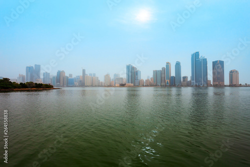 Sharjah city centre skyline, UAE © saiko3p
