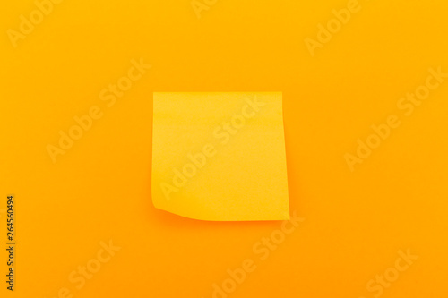 colour sticker note on colour background