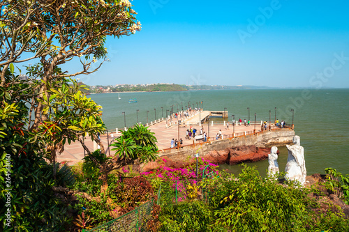 Schilderij op canvas Dona Paula cape viewpoint, Goa