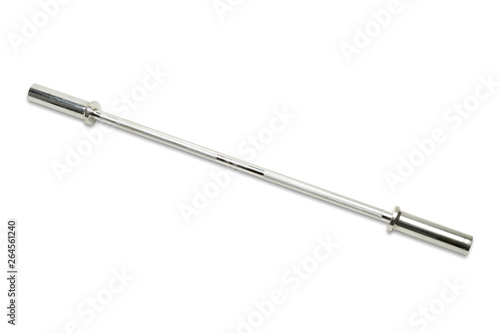 empty bar on the floor on a white background