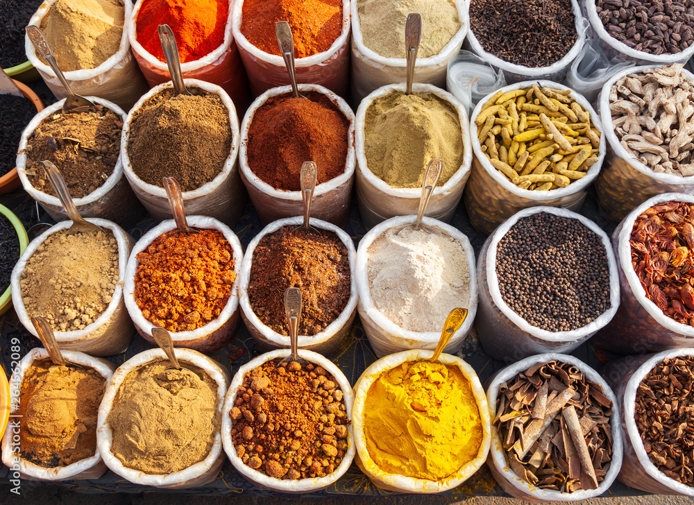 Spices at the market, Goa