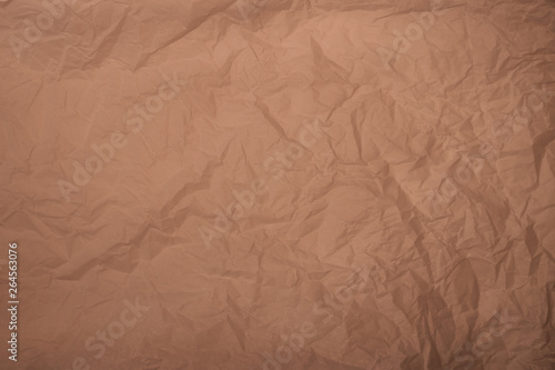 old crumpled plain wrapping paper texture back