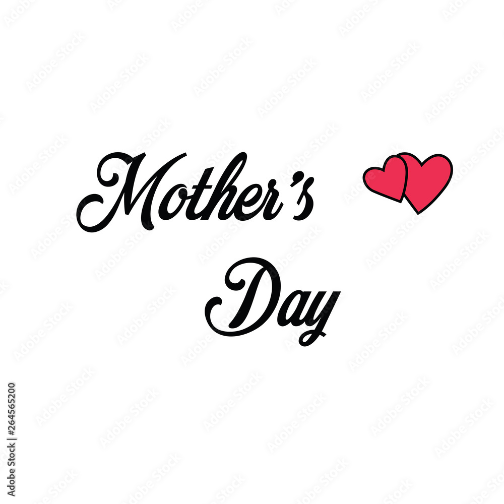 Happy Mother's Day Vector Template Design Illustration