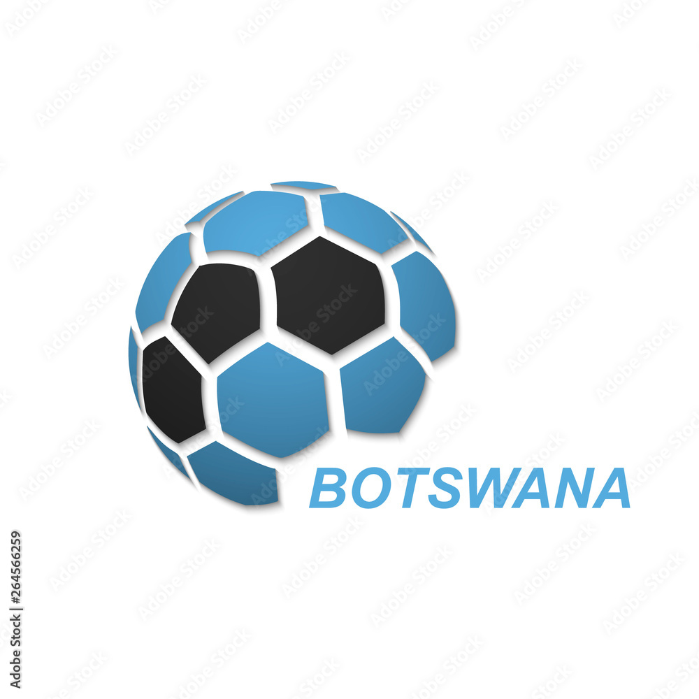 abstract soccer ball with national flag colors abstract soccer ball with national flag colors