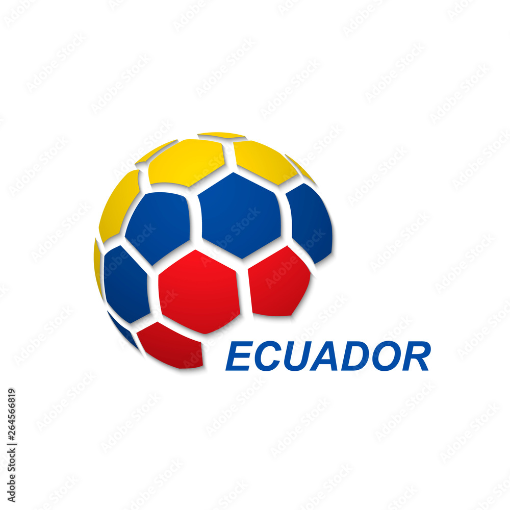 soccer ball with national flag colors soccer ball with national flag colors