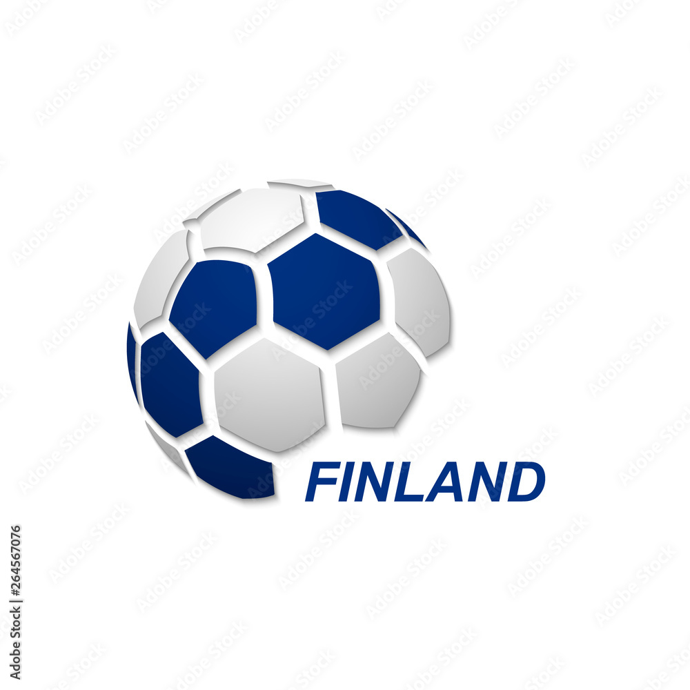 abstract soccer ball with national flag colors abstract soccer ball with national flag colors