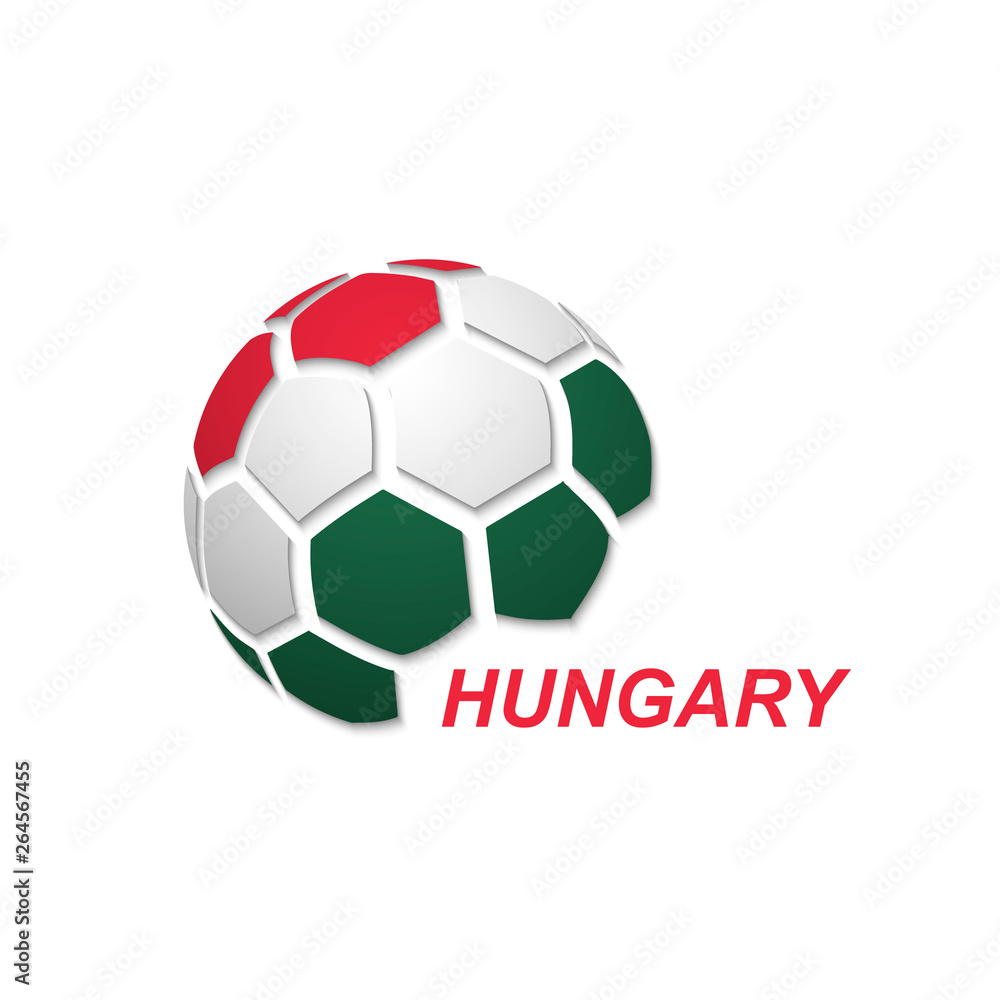 abstract soccer ball with national flag colors abstract soccer ball with national flag colors