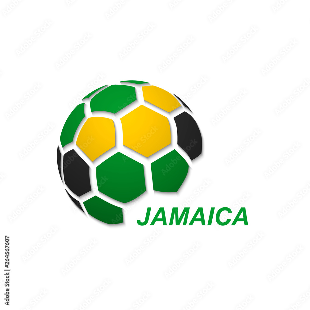 soccer ball with national flag colors soccer ball with national flag colors