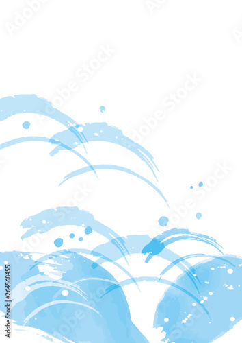 涼しげな水彩背景