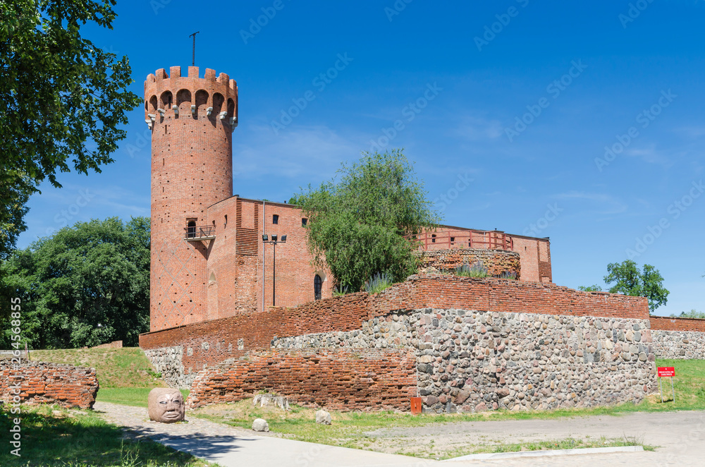 Teutonic castle in Swiecie on the Vistula river