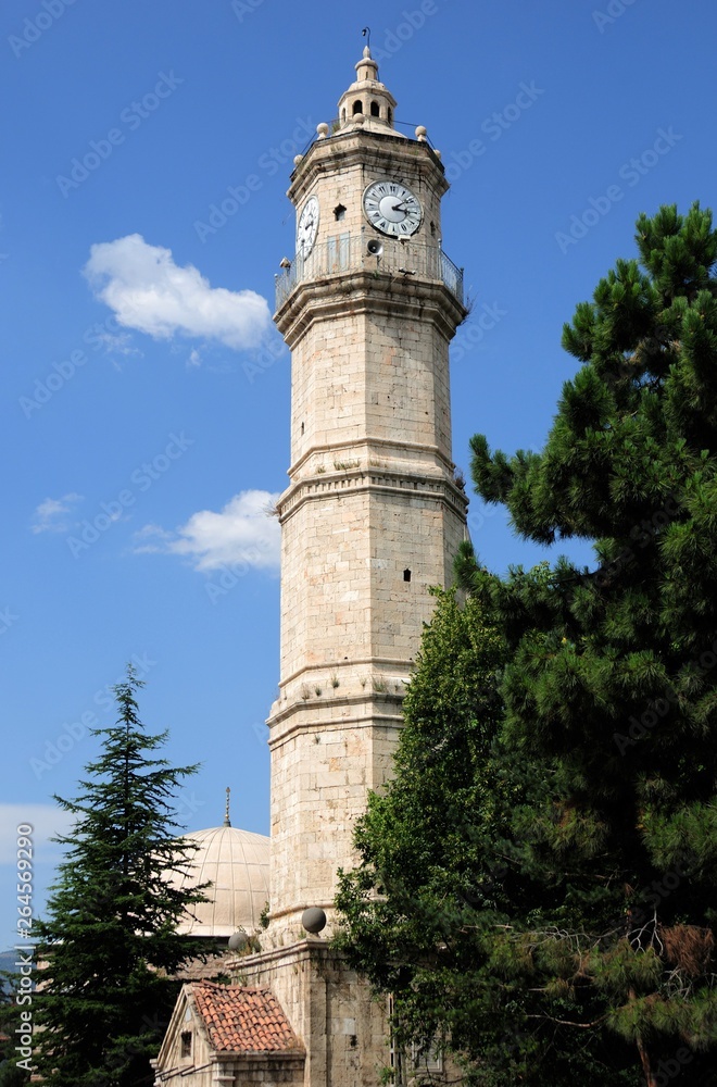Tokat Clock Tower belonging to the Ottoman period