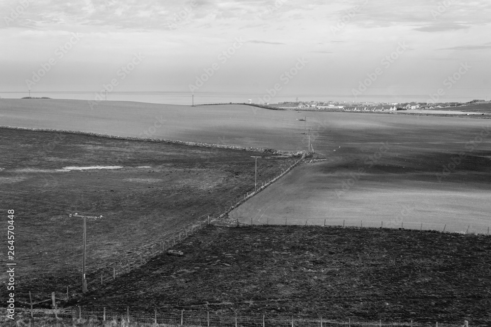 Fototapeta premium Fields in the Scottish Highlands