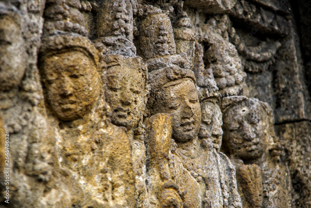 Details of the Borobudur - Jogjakarta - Java - Indonesia