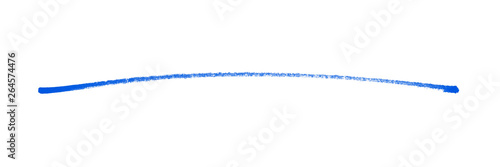 Lange Linie gemalt mit einem blauen Stift photo