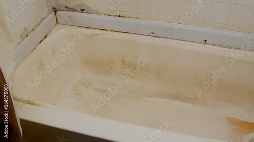 Gross, filthy old tub.