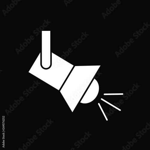 Searchlight outline icon