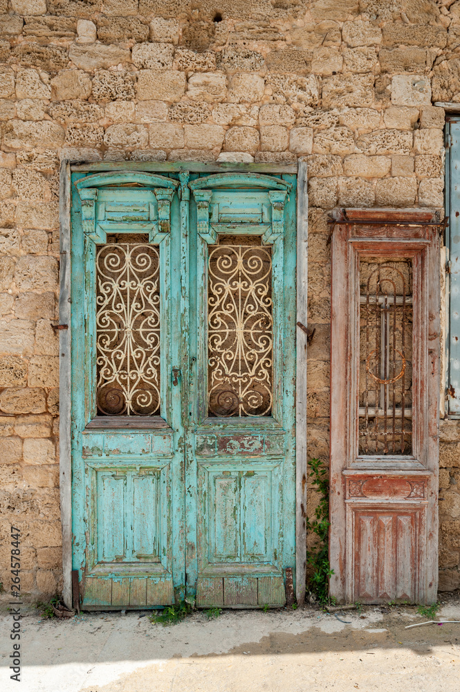 Old doors in Jaffa, Tel Aviv, Israel Old doors in Jaffa, Tel Aviv, Israel