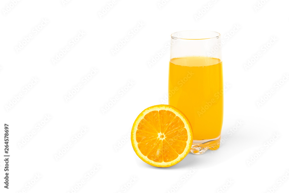 Orange juice isolated on white background. Orange juice isolated on white background.