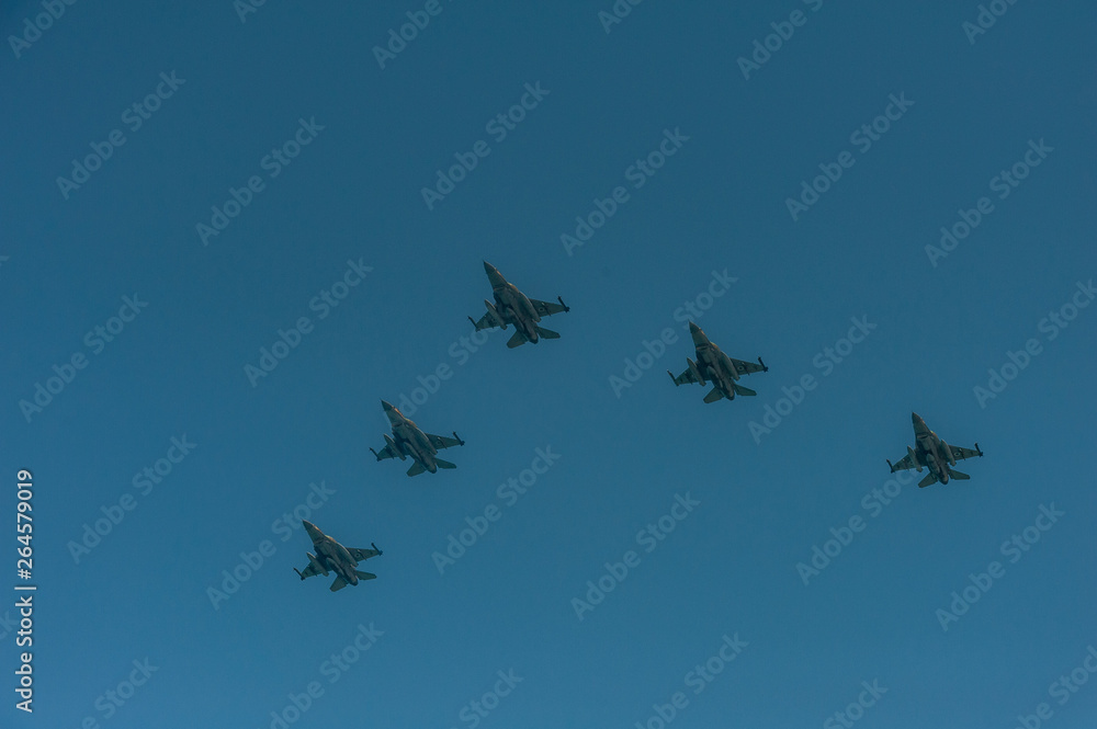 Israel, Tel Aviv, air show - Yom Haatsmaout 2016 Israel, Tel Aviv, air show - Yom Haatsmaout 2016