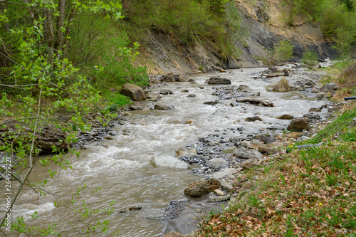 Fluss "Melchaa" im "Ranft", Flüeli-Ranft, Obwalden, Schweiz