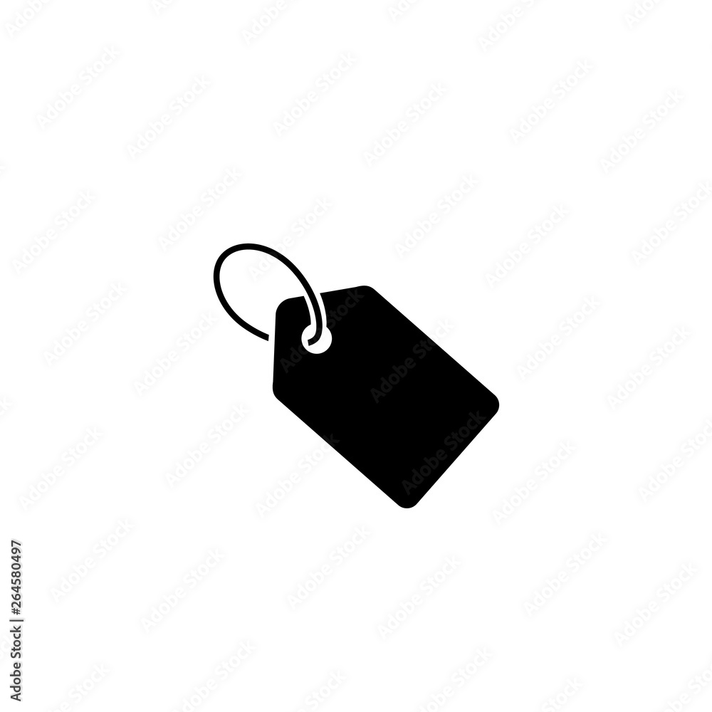Fototapeta premium Price tag icon symbol vector on white background